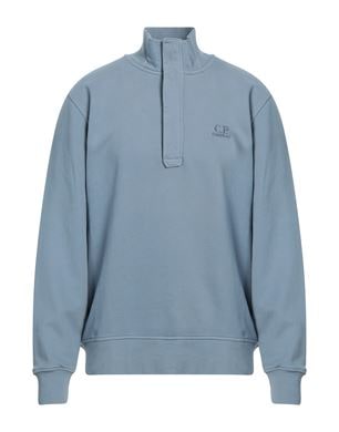 C.P. Company 블루 그레이 스웨트셔츠