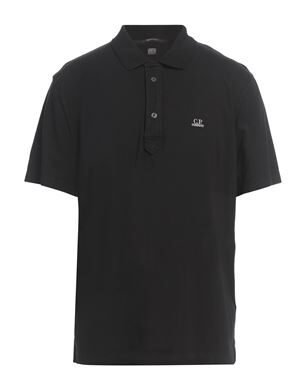 C.P. Company 블랙 폴로셔츠