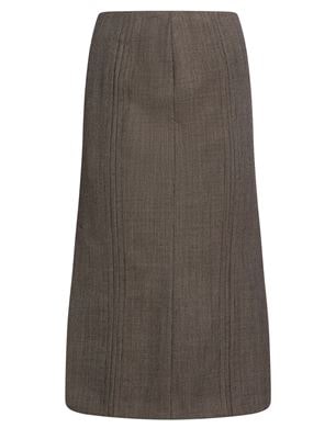MM6 Maison Margiela 다크 브라운 스커트