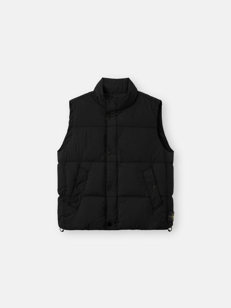 Stone Island Garment Dyed Crinkle Reps Ny Vest