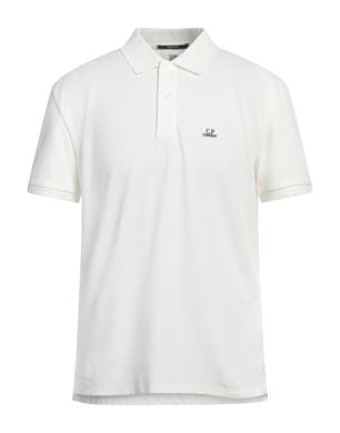 C.P. Company 화이트 폴로셔츠