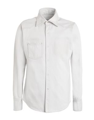 Maison Margiela 라이트 그레이 데님 셔츠