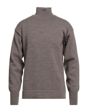 Maison Margiela 다크 브라운 터틀넥 니트