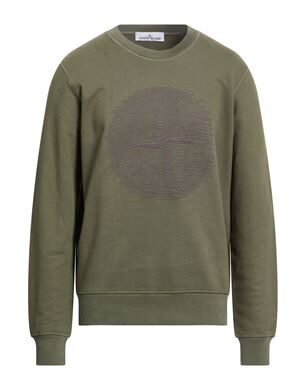 Stone Island 밀리터리 그린 스웨트셔츠
