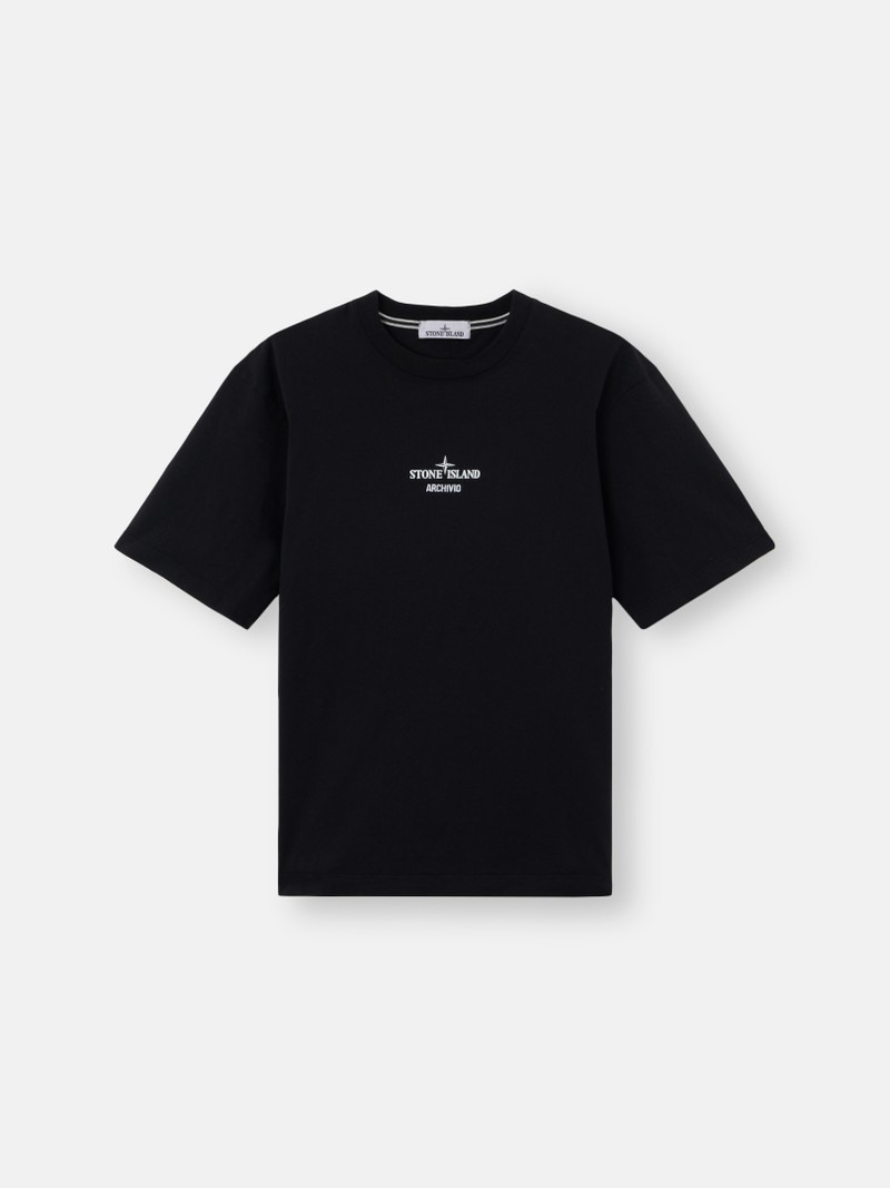 Stone Island Archivo Print Garment Dyed T-Shirt