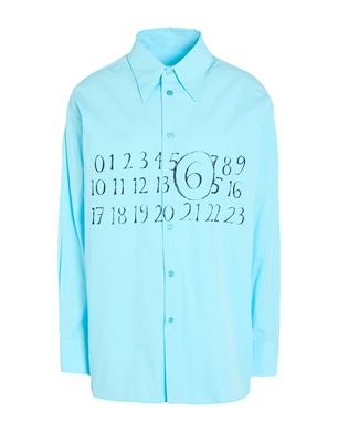 MM6 Maison Margiela 터쿼이즈 셔츠