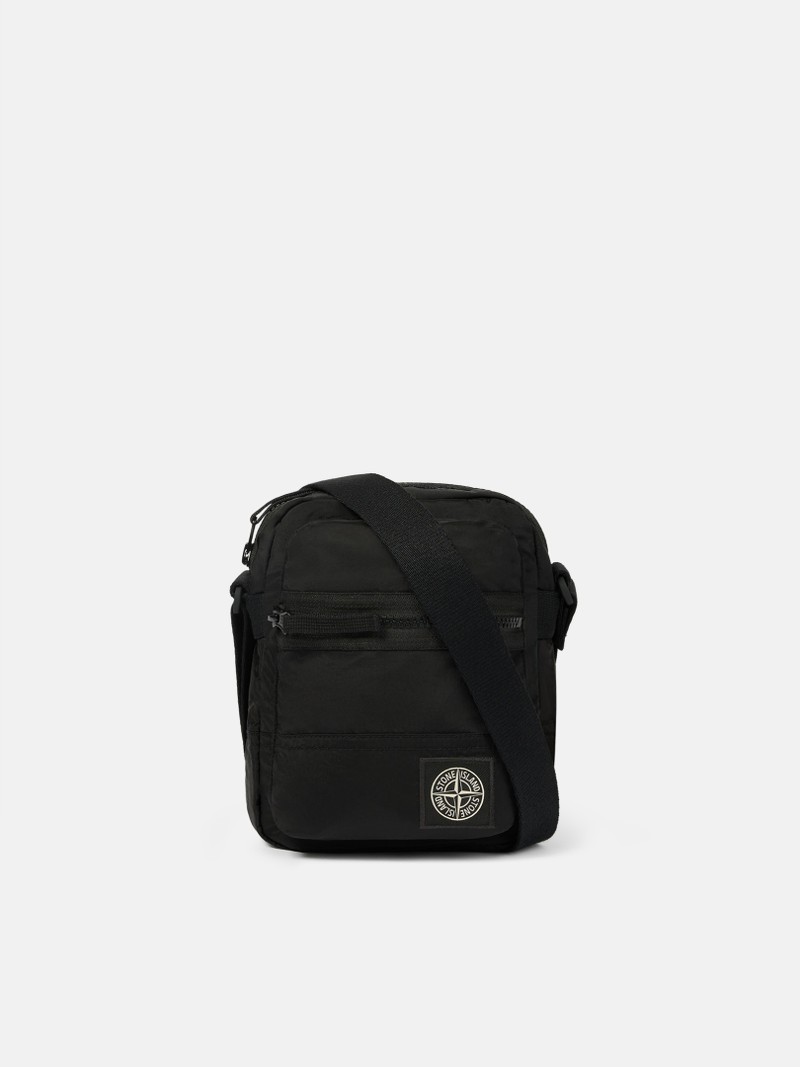 Stone Island Coated Nylon Metal Cross Body Bag