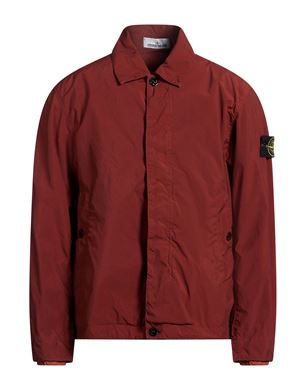 Stone Island 브릭 레드 재킷