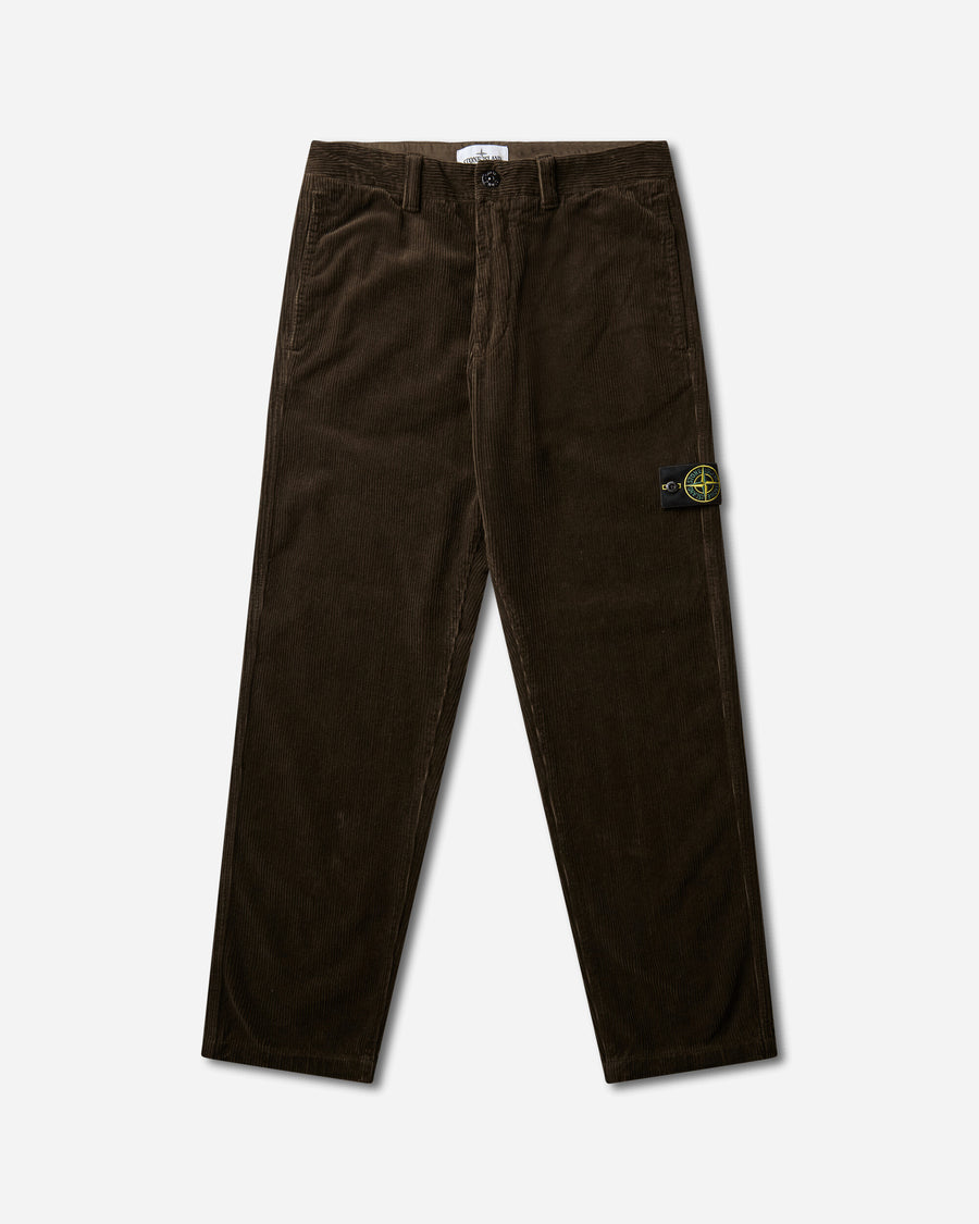 Stone Island Organic Cotton Corduroy Chino Pants Coal