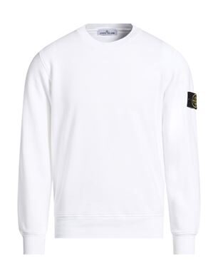 Stone Island 화이트 스웨트셔츠