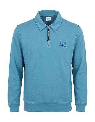 C.P. Company 애저 블루 스웨트셔츠