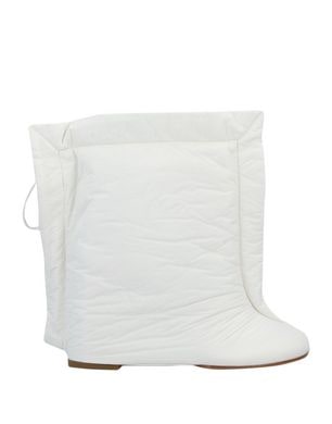 MM6 Maison Margiela 화이트 앵클 부츠