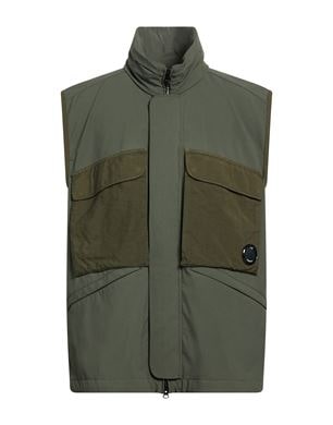 C.P. Company 밀리터리 그린 베스트