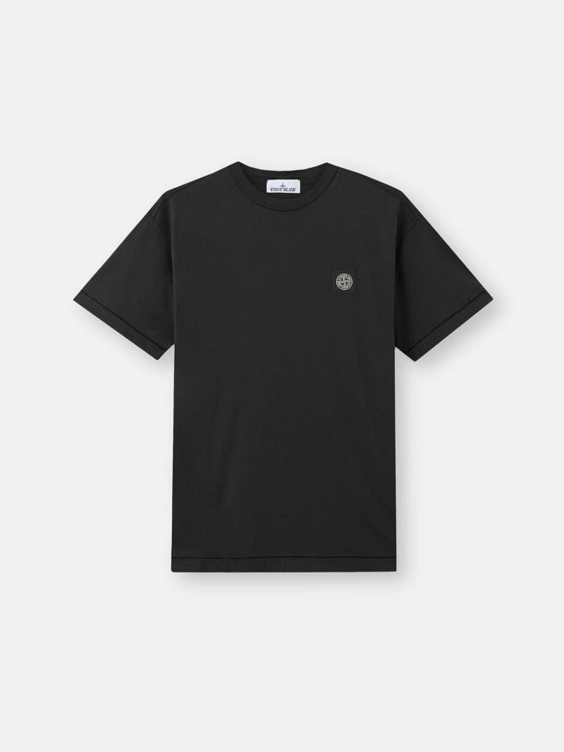 Stone Island Garment Dyed Short Sleeve T-Shirt