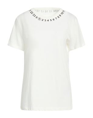Maison Margiela 아이보리 티셔츠