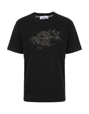 Stone Island 블랙 티셔츠