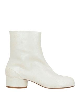 Maison Margiela 오프화이트 앵클 부츠