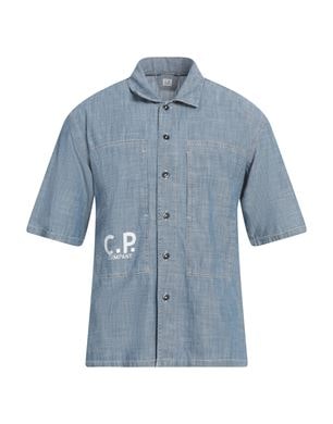 C.P. Company 블루 데님 셔츠