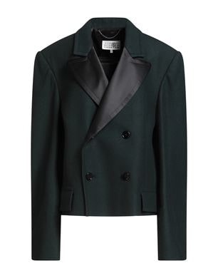 MM6 Maison Margiela 다크 그린 블레이저
