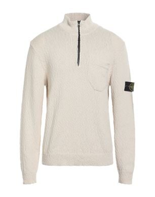 Stone Island 아이보리 터틀넥 니트