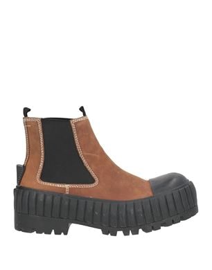 MM6 Maison Margiela 탄 앵클 부츠