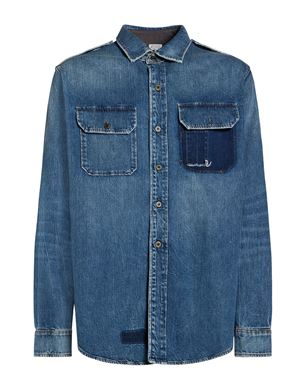 Maison Margiela 블루 데님 셔츠
