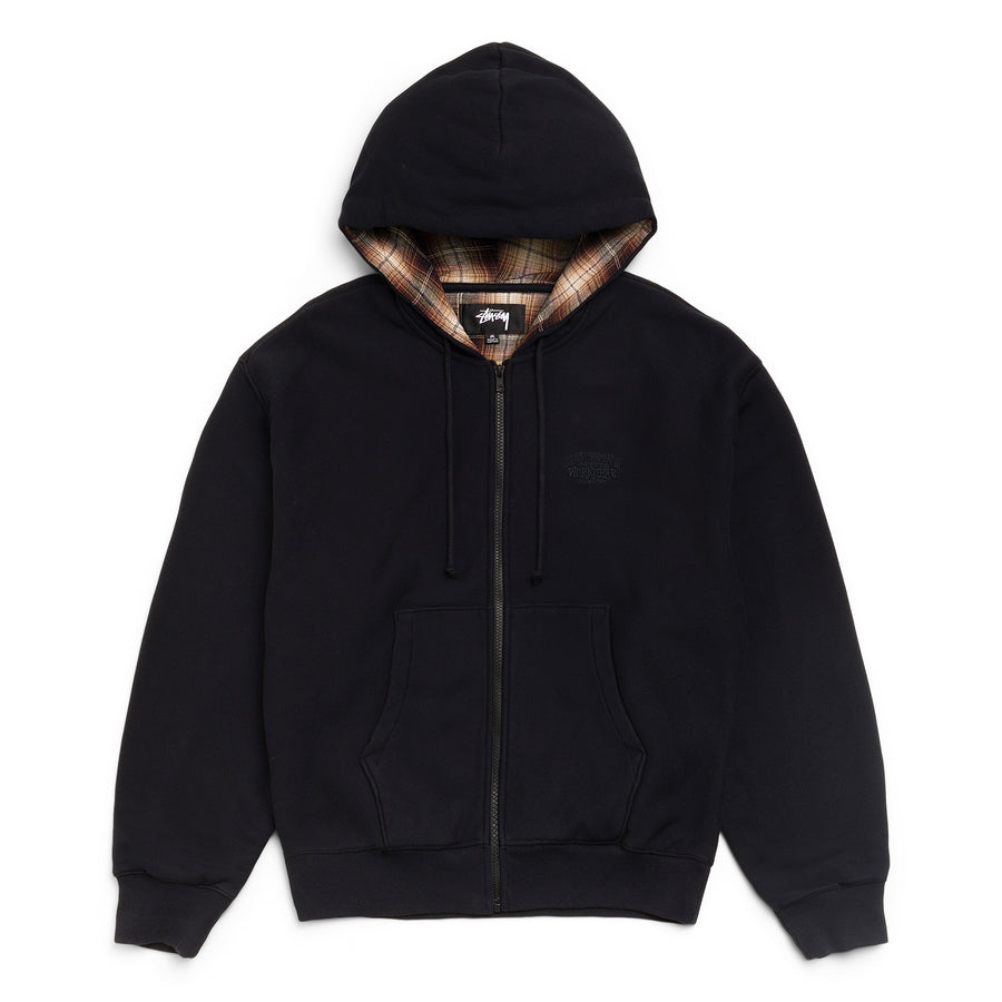 Stussy Plaid Lined Zip Hoodie