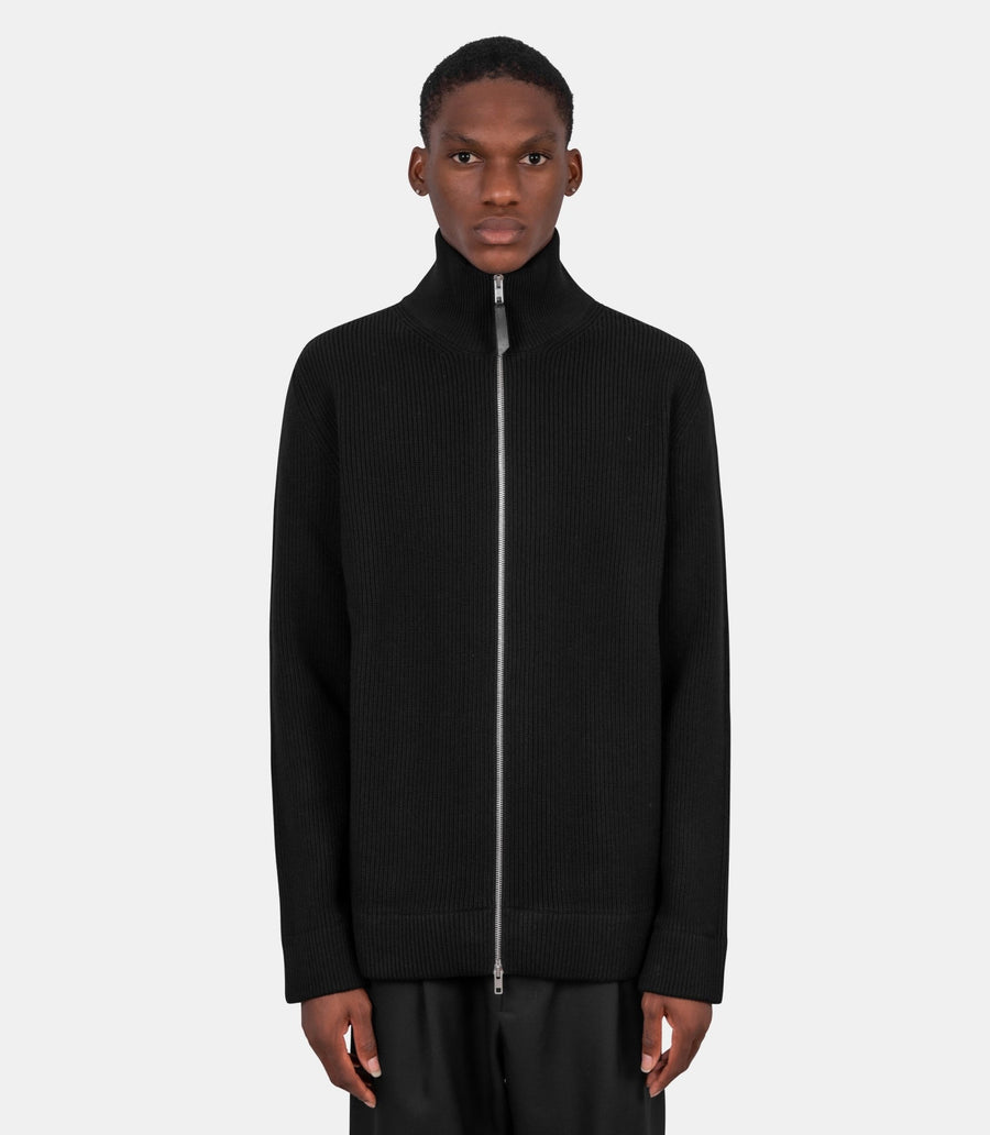 Maison margiela Cardigan Zippé En Maille