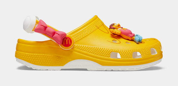 CROCS McDonalds Birdie Classic Clog Mens Sandals (Yellow/White)