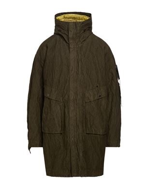 Stone Island 다크 그린 코트