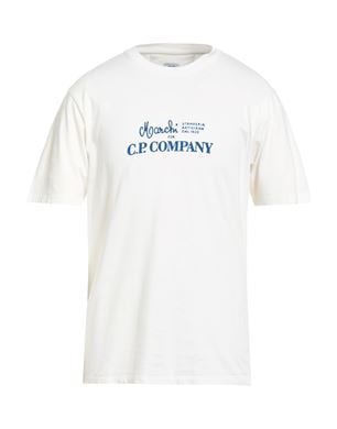 C.P. Company 크림 티셔츠