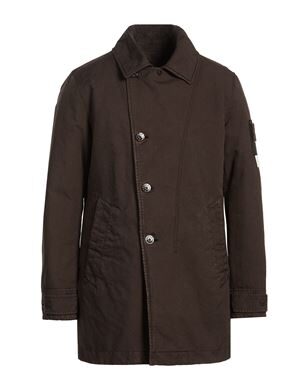 Stone Island 다크 브라운 코트