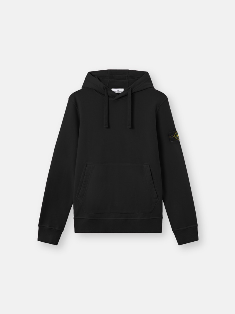 Stone Island Organic Cotton Fleece Hoodie