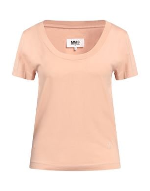 MM6 Maison Margiela 라이트 핑크 티셔츠