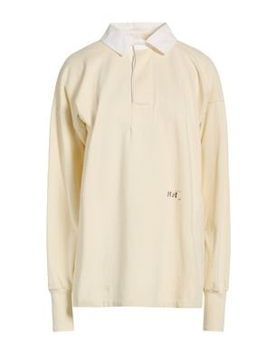 Maison Margiela 아이보리 폴로셔츠