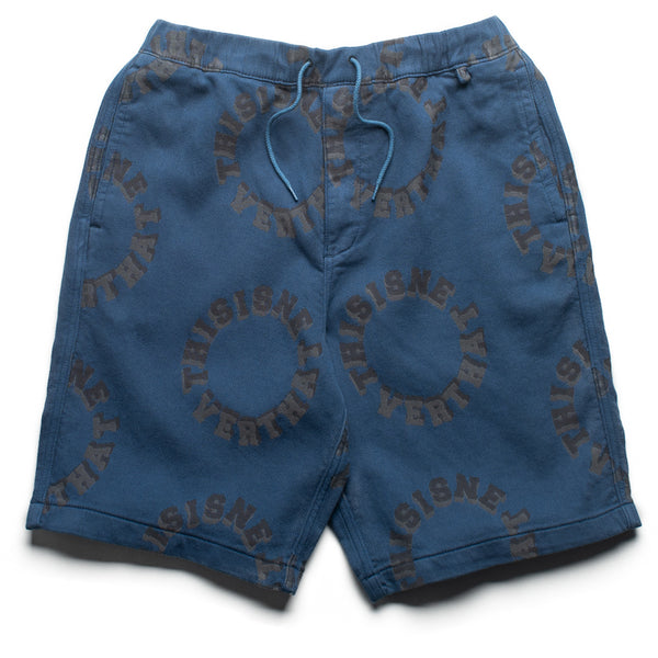 thisisneverthat 2TONE Logo Jacquard Short - Blue