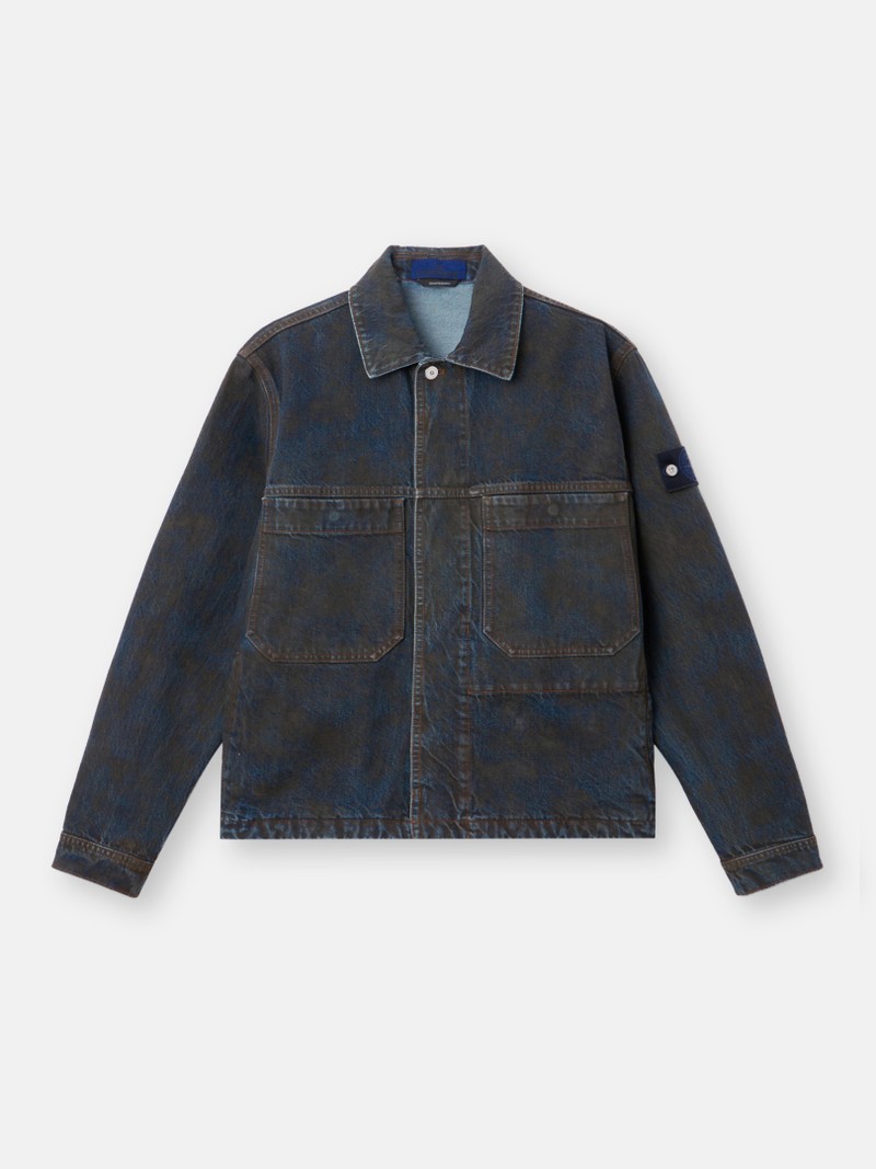 Stone Island Laser Pigment Indigo Denim