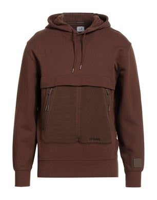 C.P. Company 초콜릿 브라운 스웨트셔츠