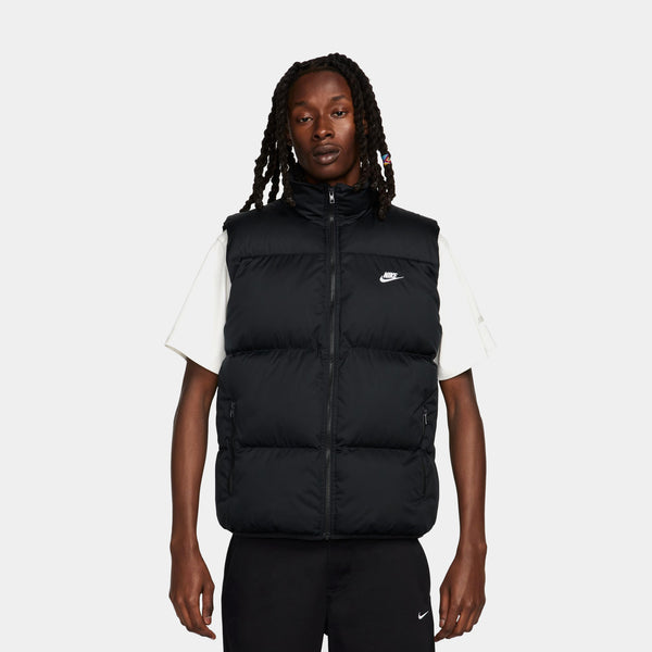 NIKE NSW Club Prima Loft Puffer Mens Vest (Black/White)