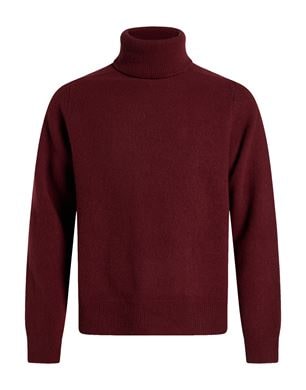 Maison Margiela 버건디 터틀넥 니트