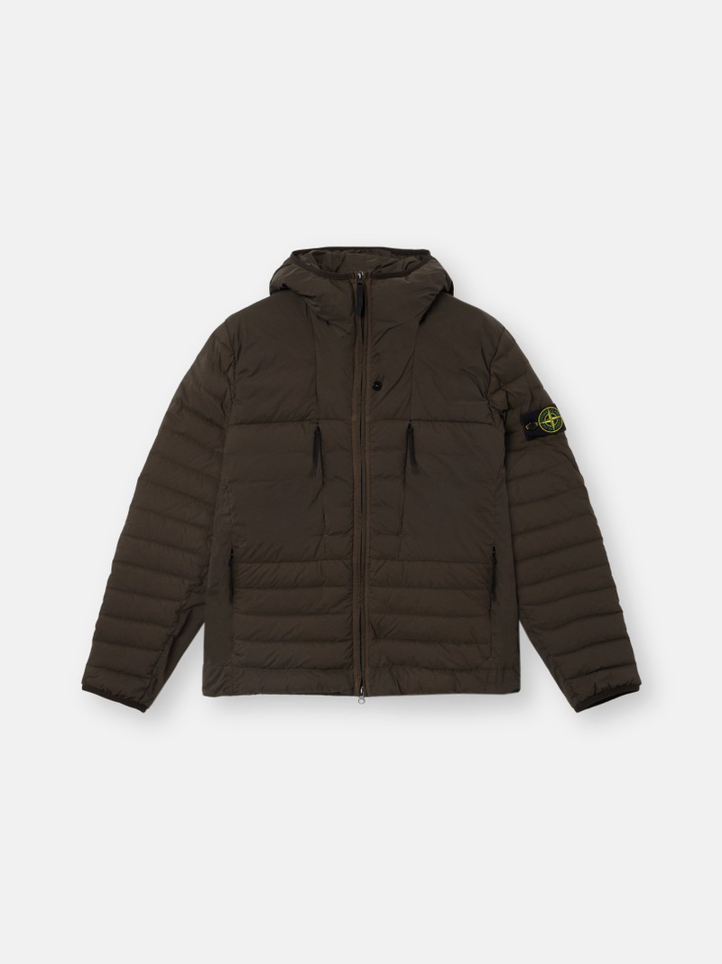Stone Island Seamless Tunnel Nylon Down-Tc Garment Dyed Jacket
