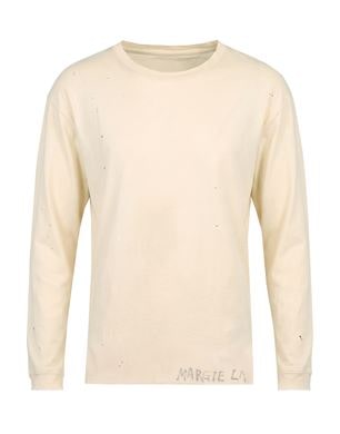Maison Margiela 크림 티셔츠