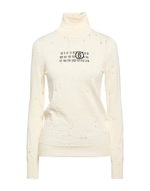 MM6 Maison Margiela 크림 터틀넥 니트