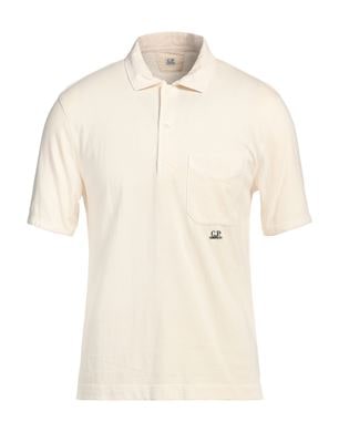 C.P. Company 크림 폴로셔츠