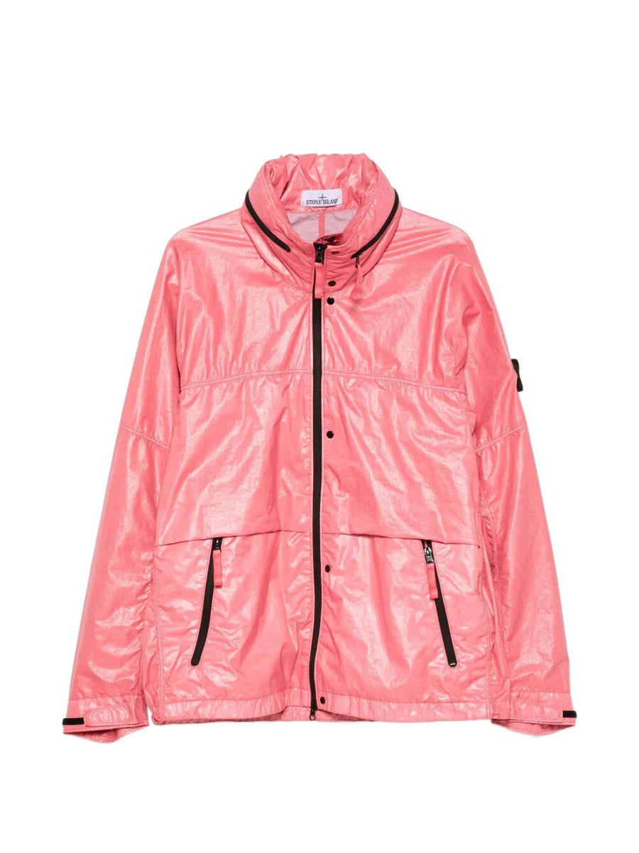 Stone Island Hooded Jacket With Water-Resistant Membrane