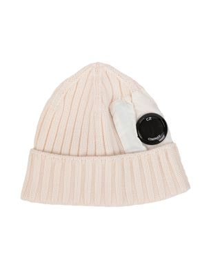 C.P. Company 크림 모자