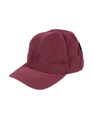 C.P. Company 버건디 모자