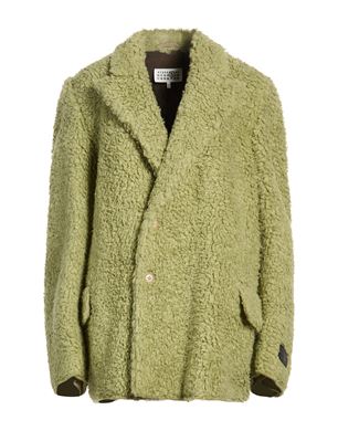 MM6 Maison Margiela 애시드 그린 시어링 재킷