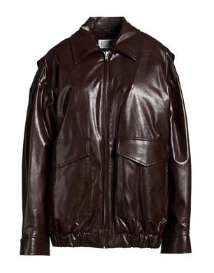 MM6 Maison Margiela 초콜릿 브라운 재킷