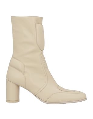 MM6 Maison Margiela 베이지 앵클 부츠
